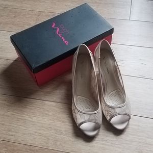 Touch of Nina Open Toe Heels